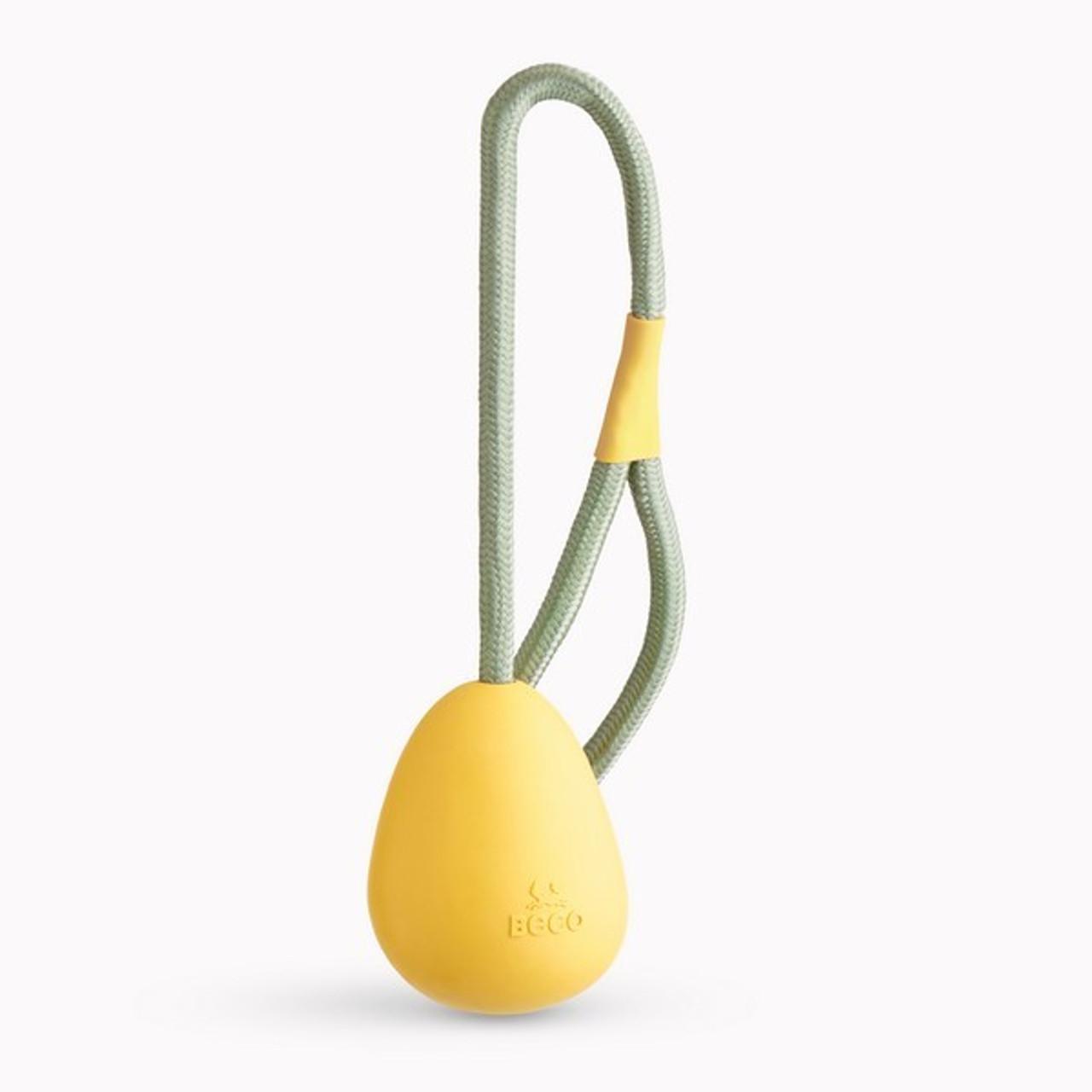 Beco Slinger Pebble Dog Toy, Yellow