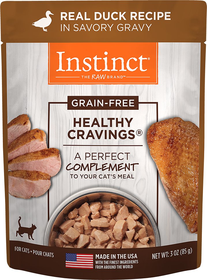 Instinct duck 2024 cat food