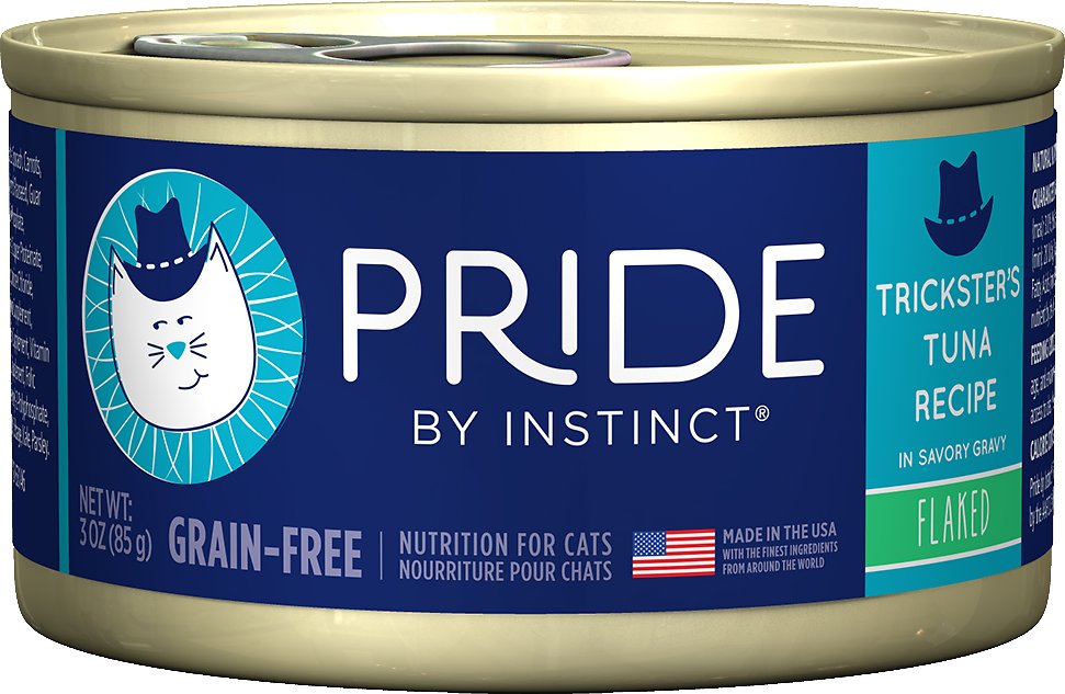Nature's Variety Pride by Instinct Grain-Free Flaked Trickster's Tuna Recipe Wet Canned Cat Food, 3-oz (**)
