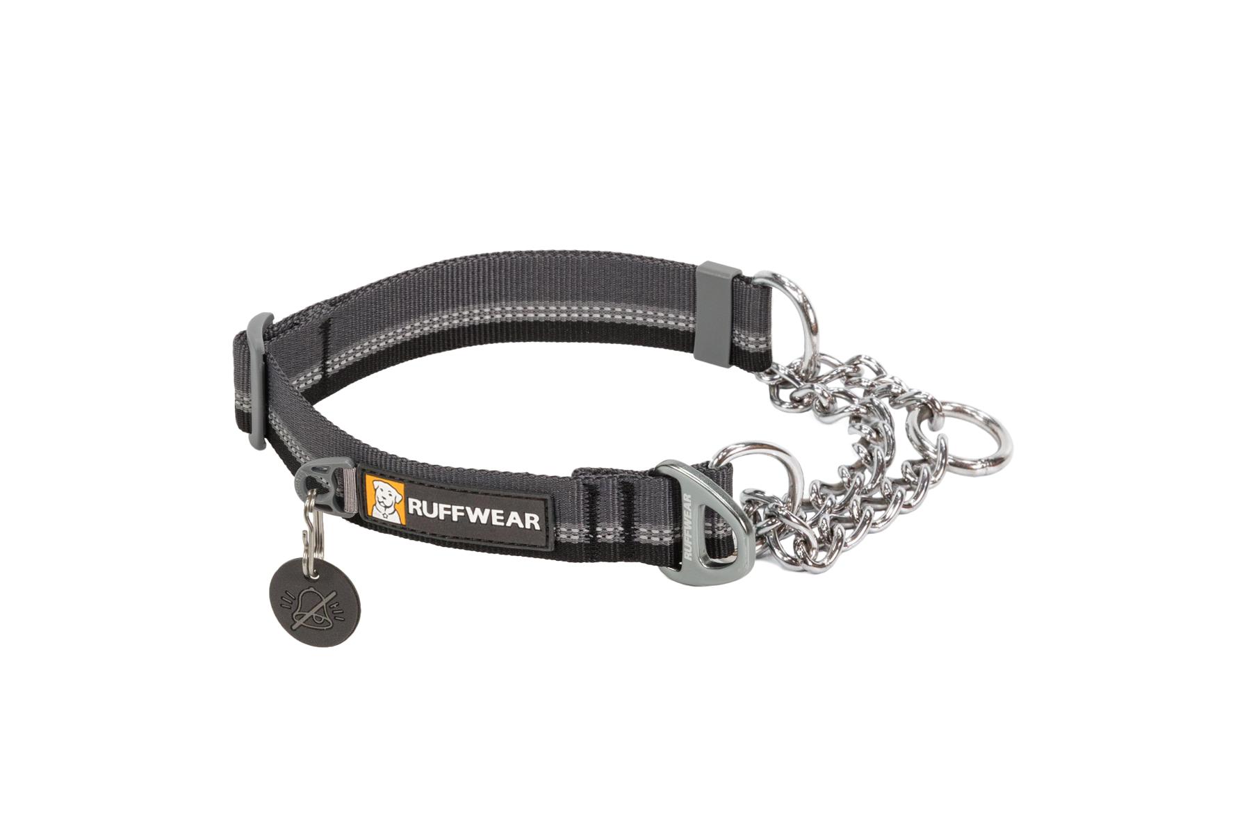 Ruffwear Chain Reaction Martingale Dog Collar, Basalt Gray, 11-14-in