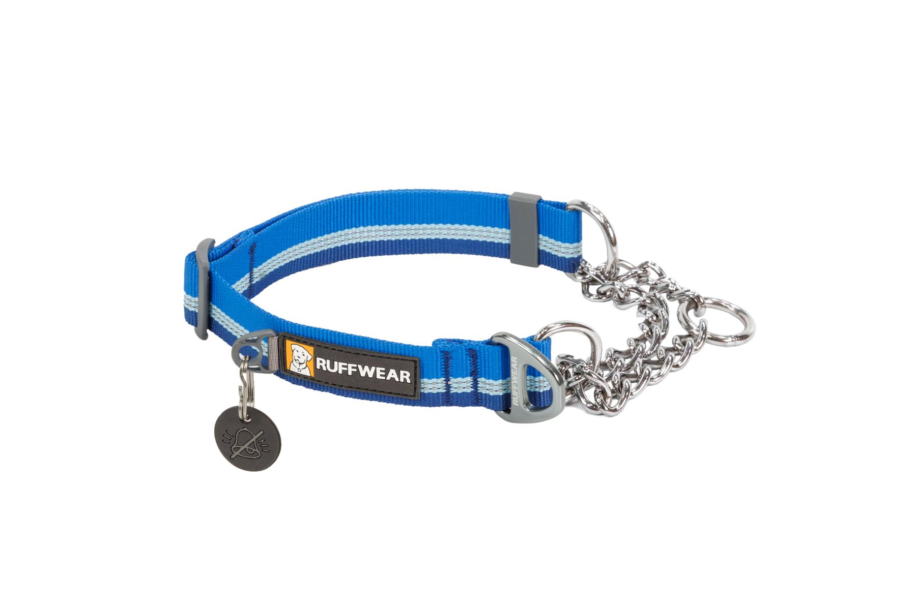 Ruffwear Chain Reaction Martingale Dog Collar, Blue Pool, 14-20-in