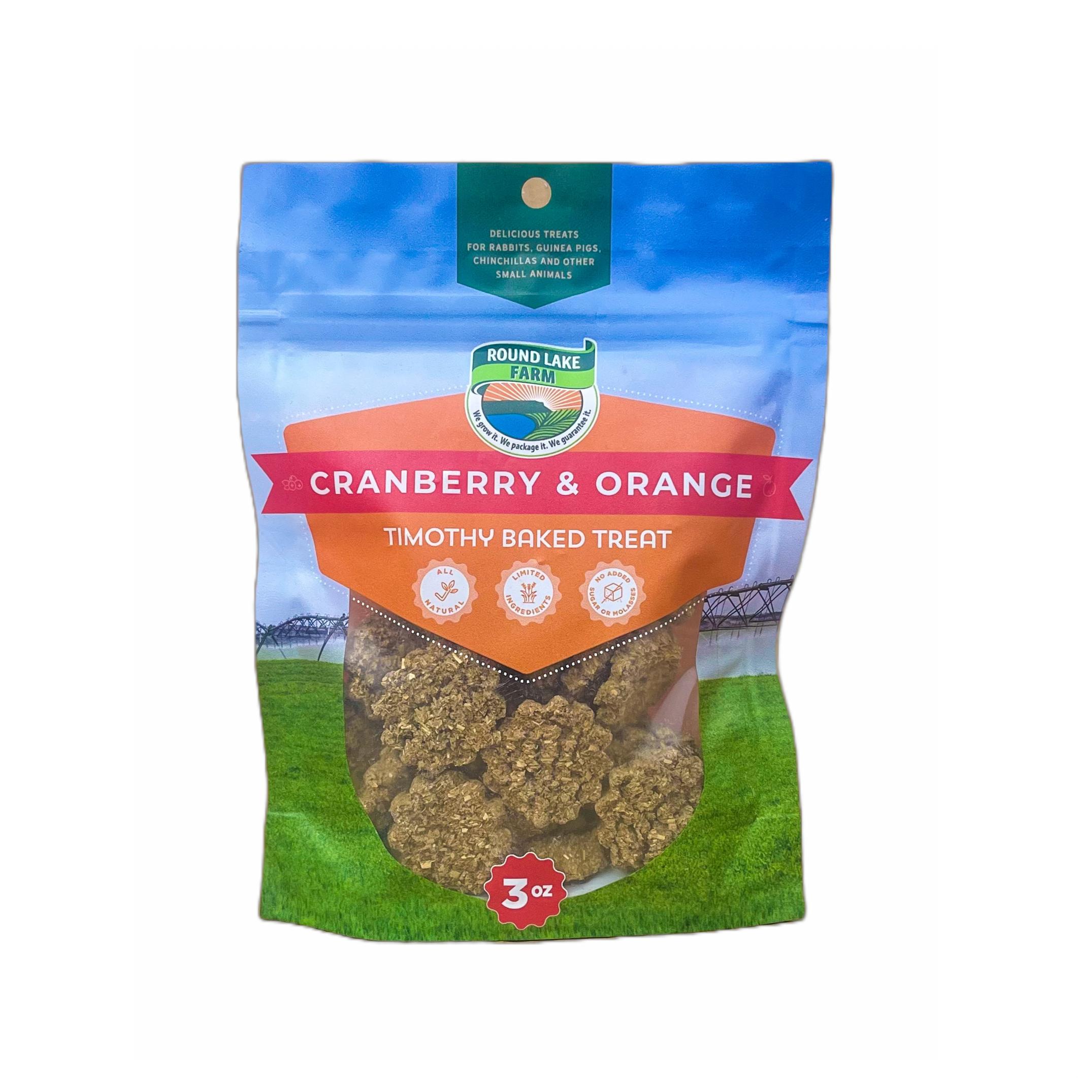 Round Lake Farm Cranberry & Orange Timothy Baked Small Animal Treats