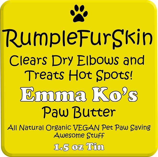 Emma Ko's RumpleFurSkin Vegan Dry Elbow & Hot Spots Treatment Balm for Dogs, 1.5-oz