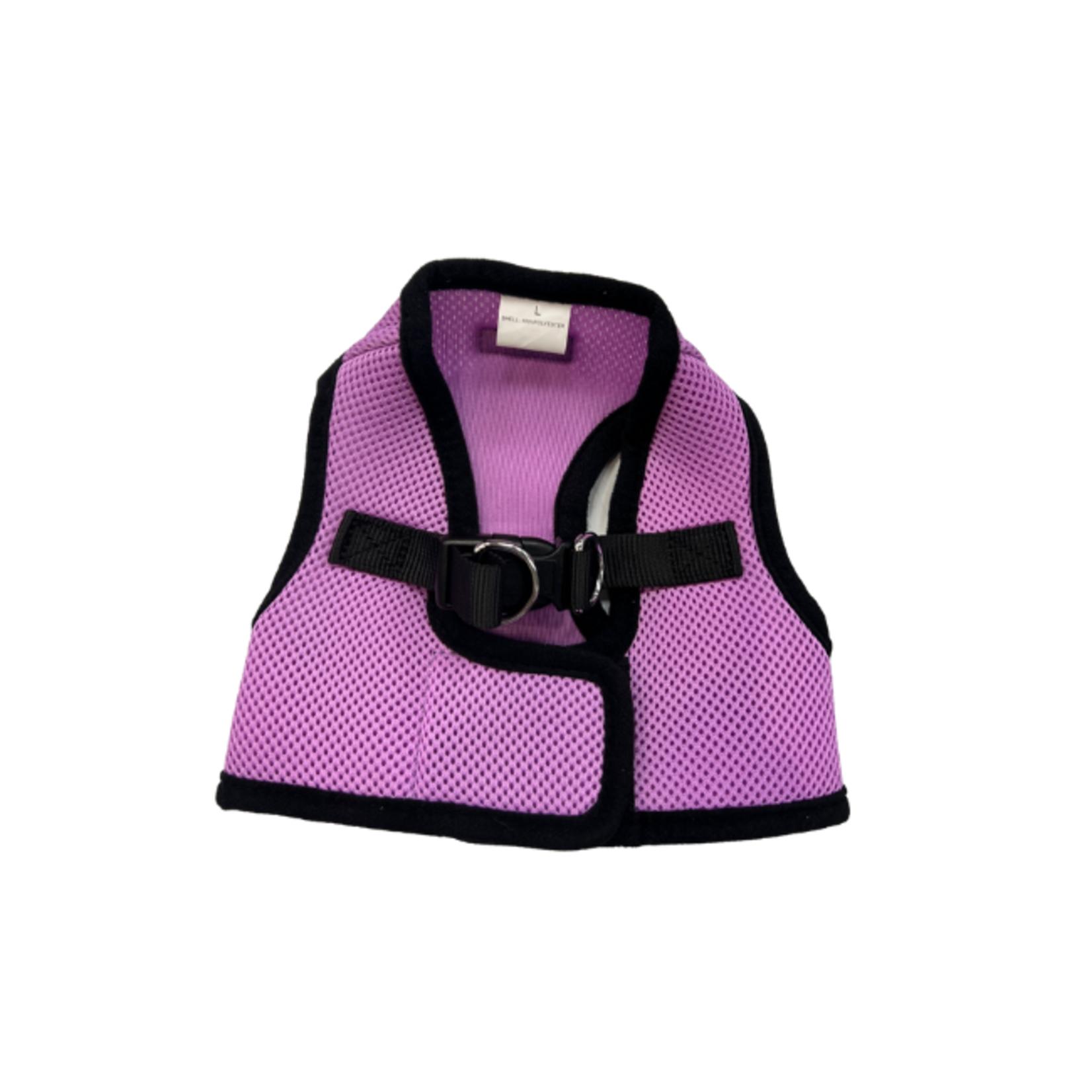 Bentley's Pet Stuff Mesh Step-In Dog Harness, Lilac, XX-Large