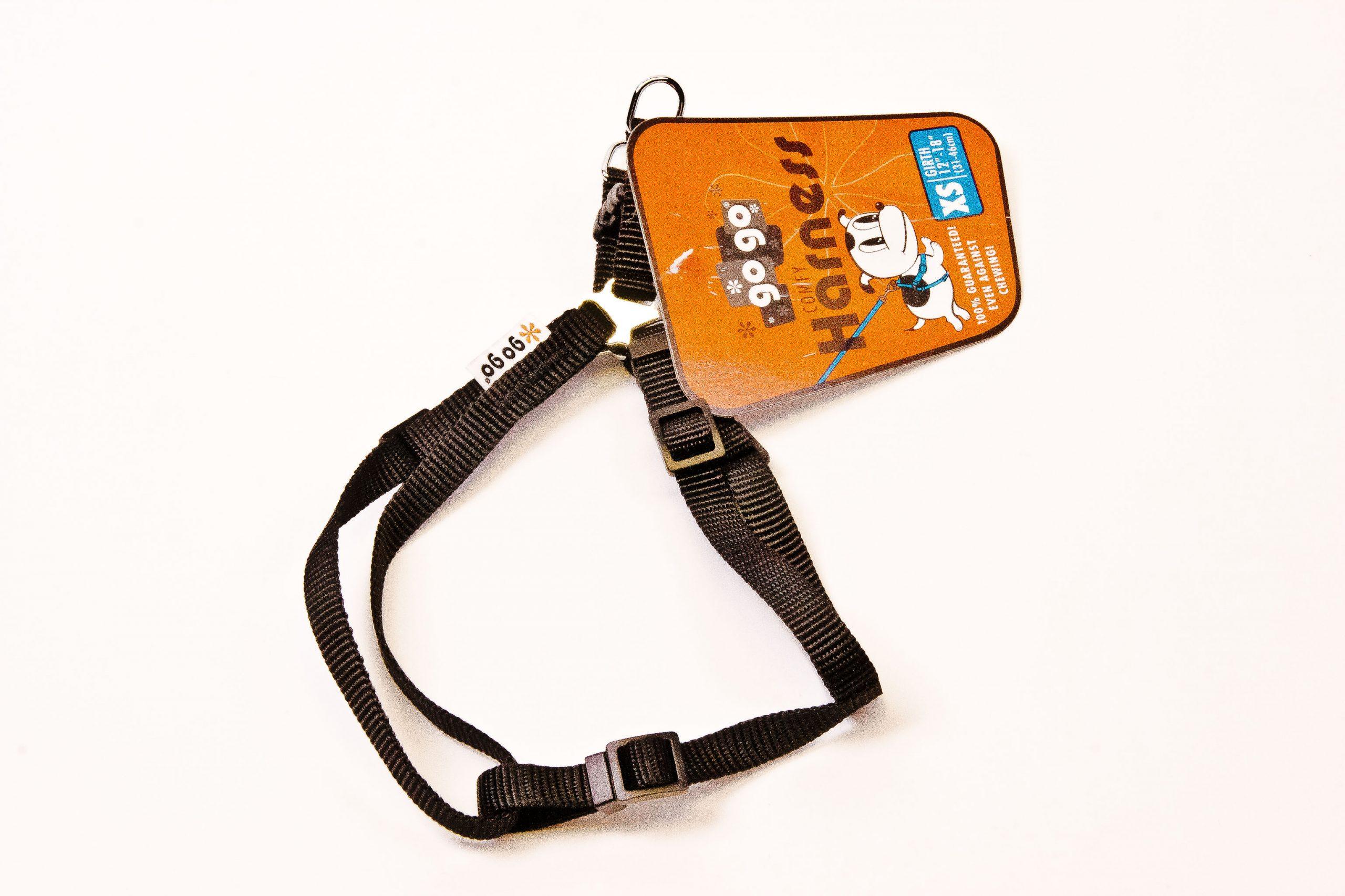 GoGo Dog Harness, Black, X-Small
