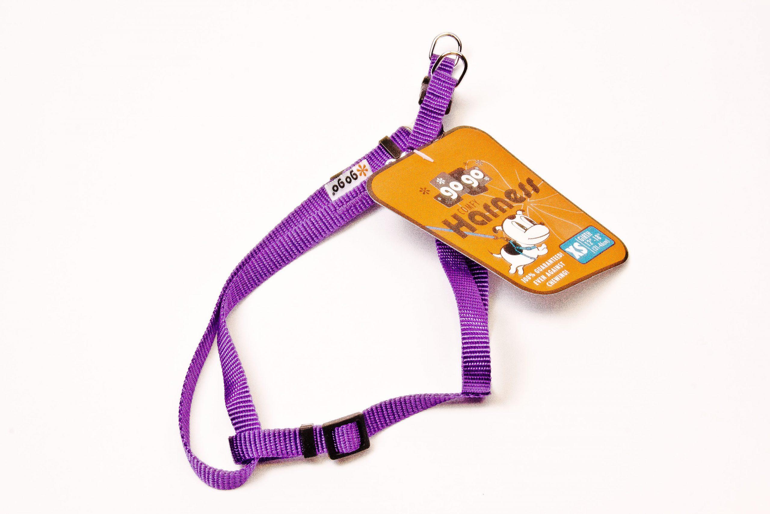 GoGo Dog Harness, Purple, X-Small