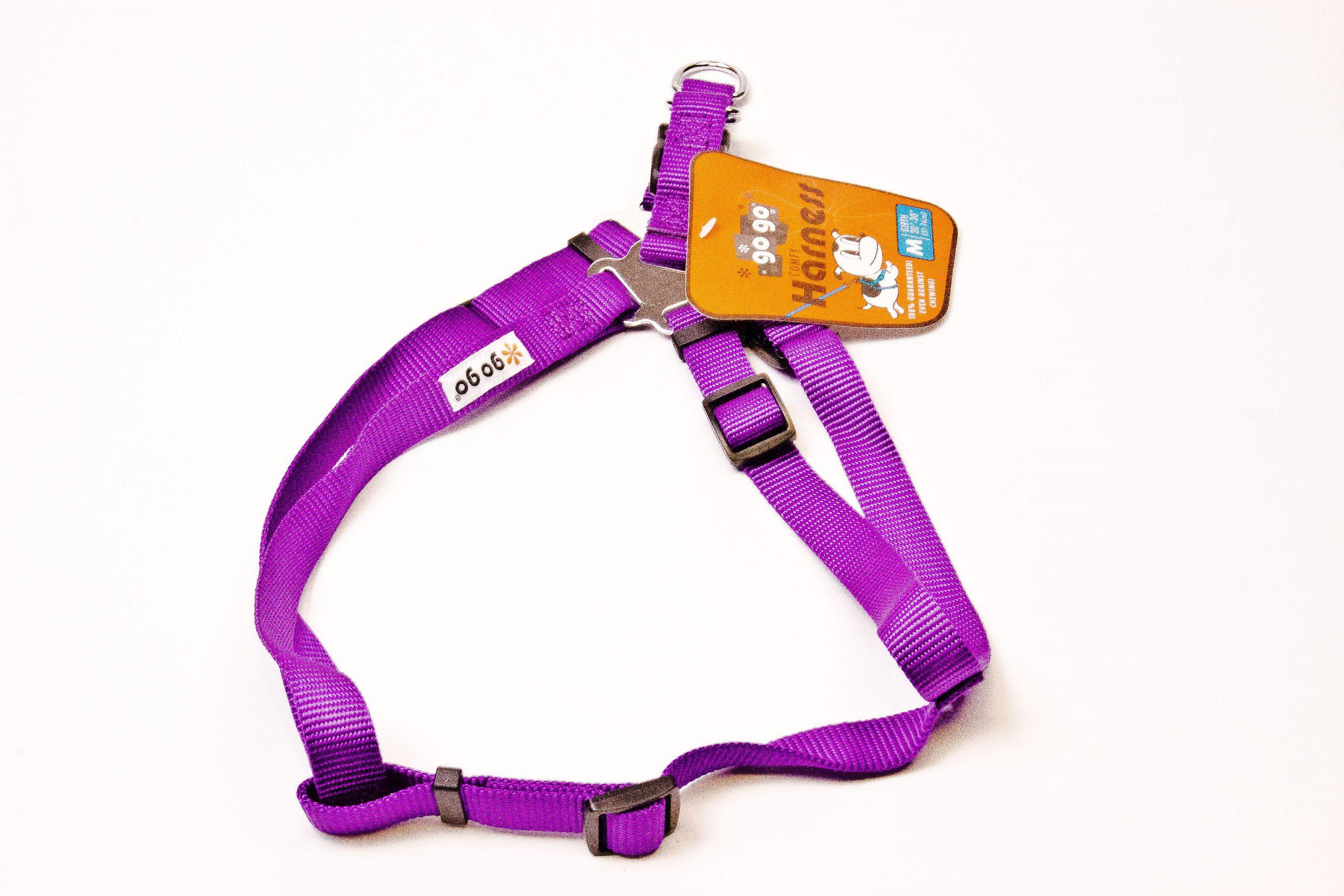 GoGo Dog Harness, Purple, Medium
