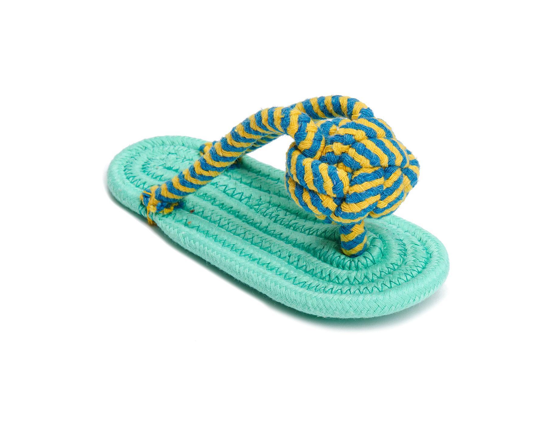 Jax & Bones Flip Flop Rope Dog Toy, 9-in