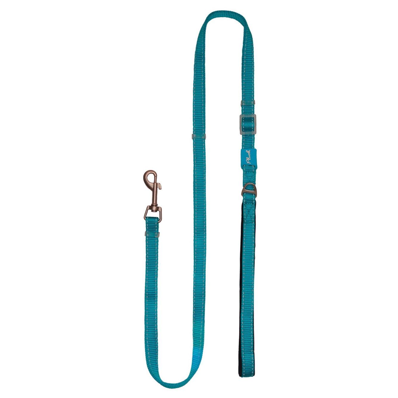 MyPlushusa Adjustable Reflective Dog Leash, Horizon Blue