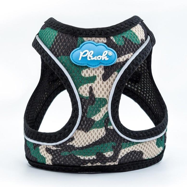 MyPlushusa Step In Air Mesh Dog Harness, Camo, XX-Small