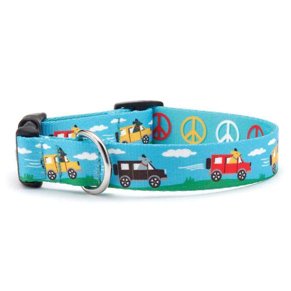 Up Country Sport Dog Collar, Beep Beep, 1-in x 12-18-in
