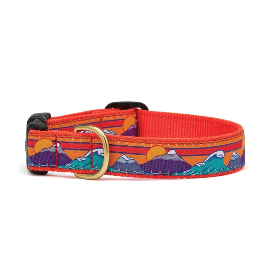 Up Country Dog Collar, Ski & Surf, 5/8-in x 9-15-in
