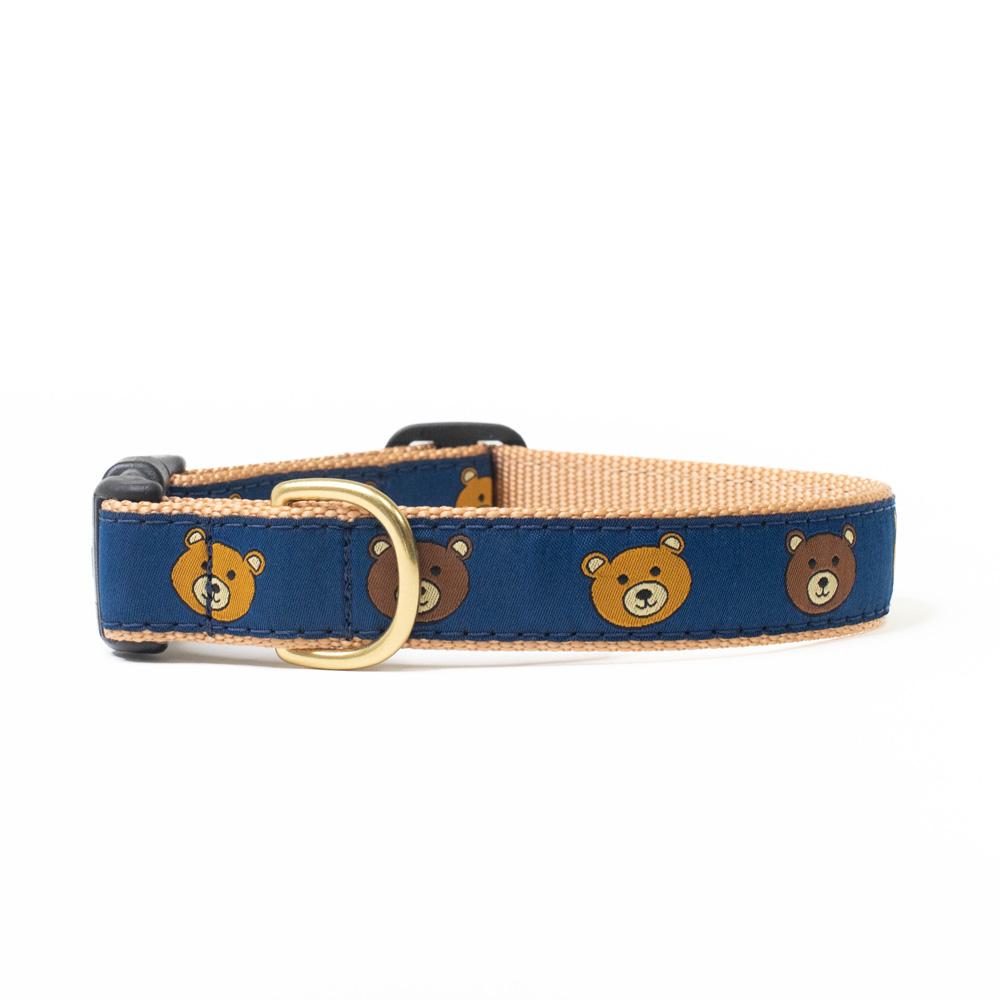 Up Country Dog Collar, Teddy, 1-in x 12-18-in