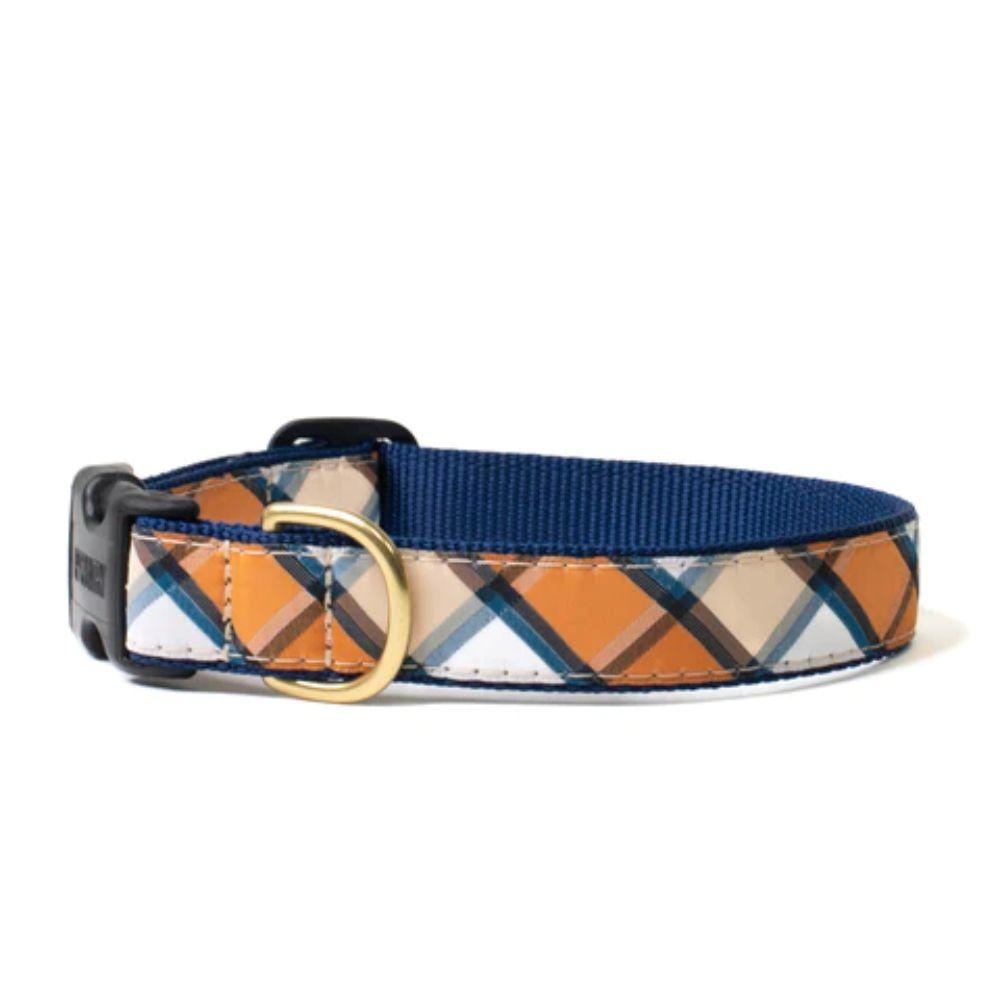 Up Country Dog Collar, Terracotta Plaid