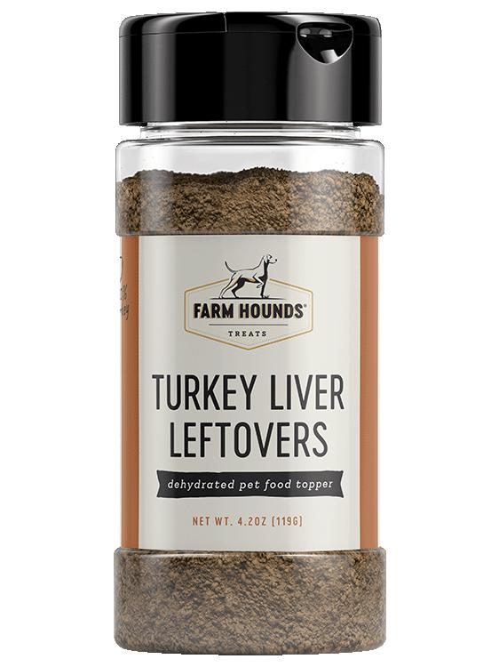 Farm Hounds Leftovers Sprinkles Turkey Liver Dog Food Topper, 4.2-oz