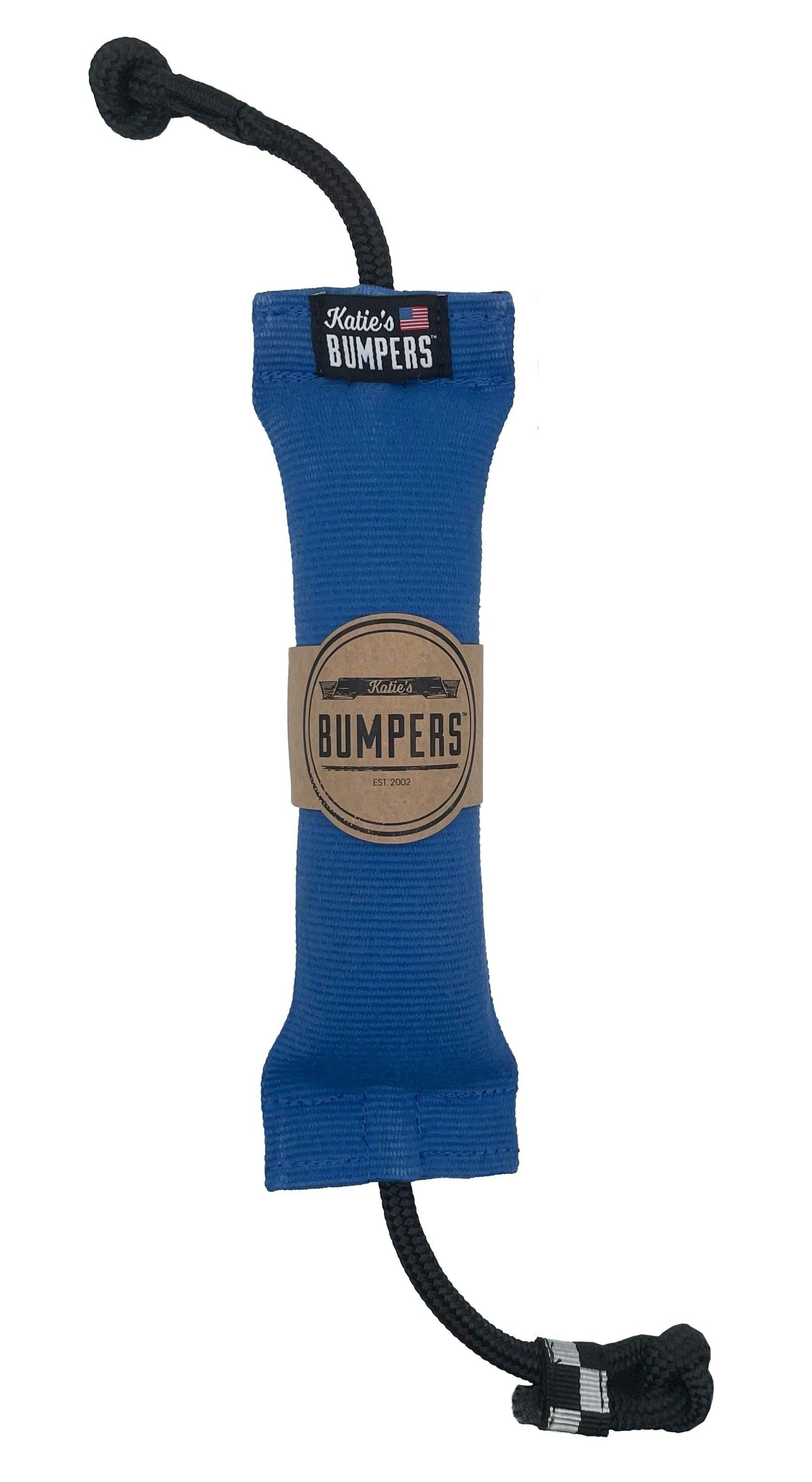Katie's Bumpers Double Tug Rope Dog Toy, Blue, Medium