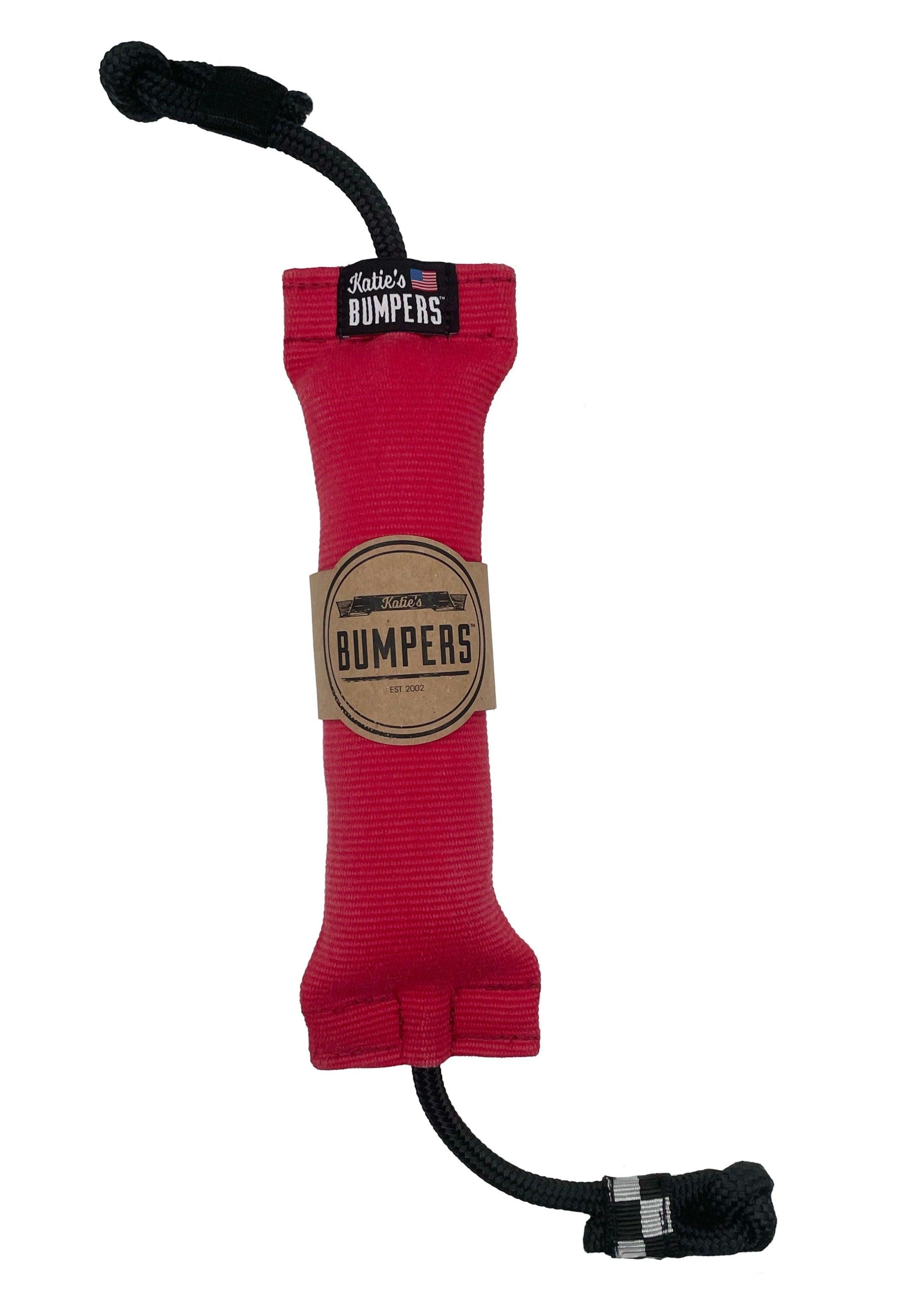 Katie's Bumpers Double Tug Rope Dog Toy, Red, Medium