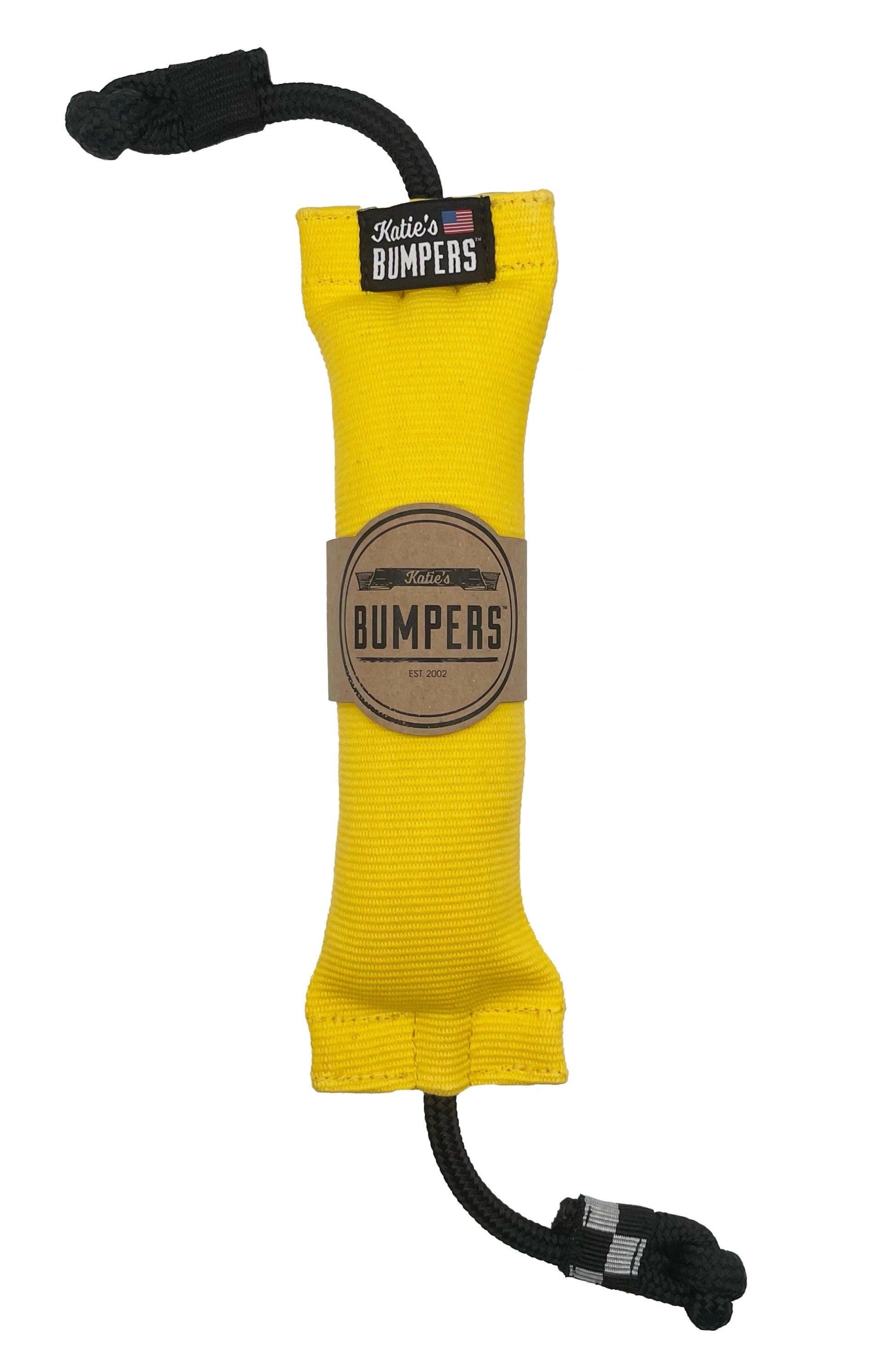 Katie's Bumpers Double Tug Rope Dog Toy, Yellow, Medium