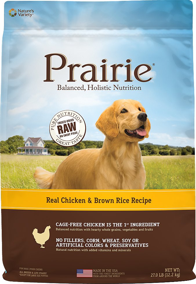 Nature's Variety Prairie Real Chicken & Brown Rice Recipe Natural Dry Dog Food (**)