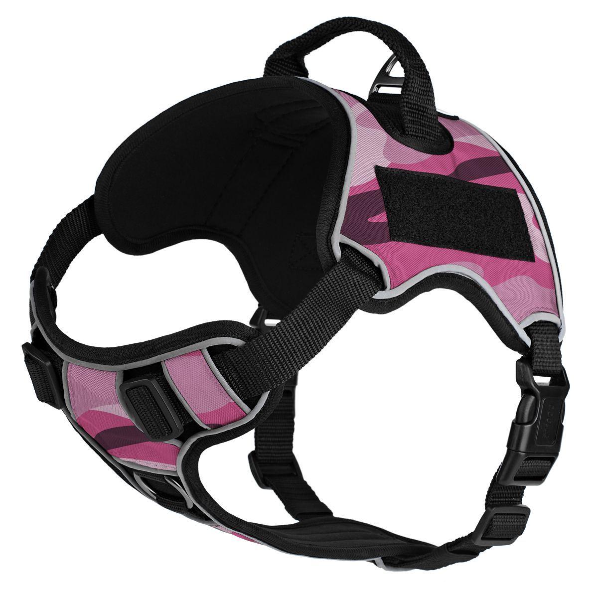 Dogline Quest Multi-Purpose Dog Harness, Pink Camo