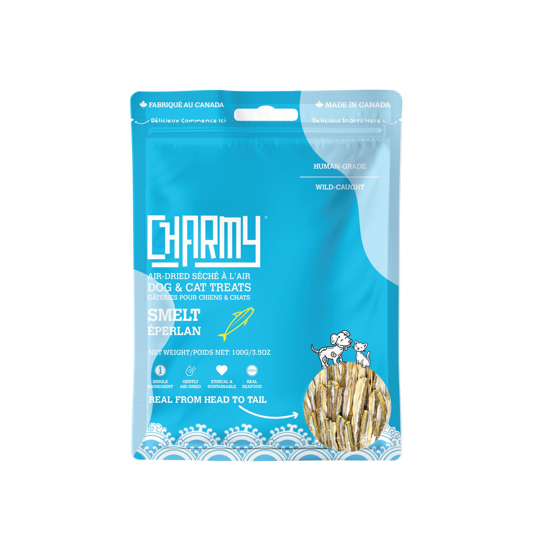 Charmy Smelt Air-Dried Dog & Cat Treats