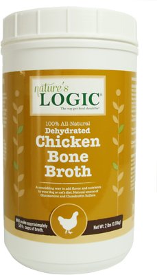 Nature's Logic Dehydrated Chicken Bone Broth for Dogs & Cats, 2-lb tub