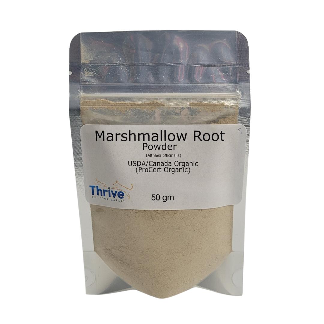 Thrive Pet Food Market Marshmallow Root Powder Pet Supplement, 50-gram