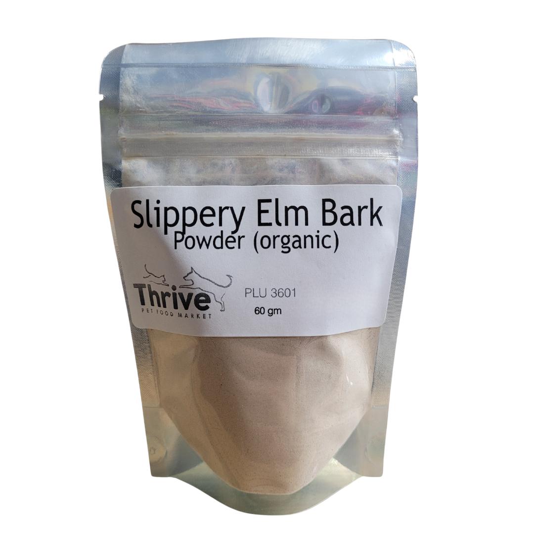 Thrive Pet Food Market Slippery Elm Bark Powder Pet Supplement, 60-gram