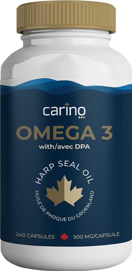 Carino Pets Omega 3 Harp Seal Oil Capsules Dog & Cat Supplement