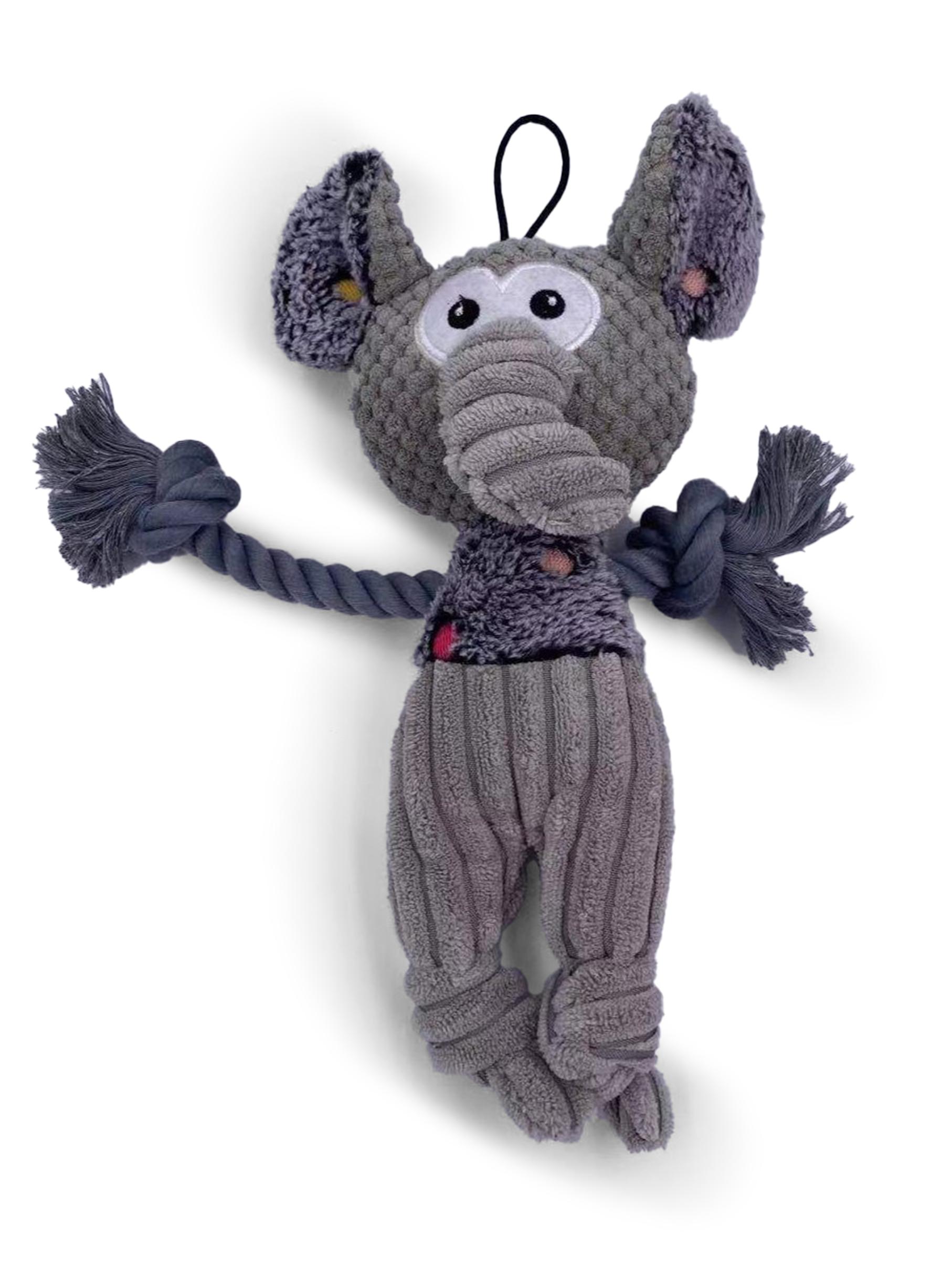 Steel Dog Polka Dot Pal Elephant Dog Toy