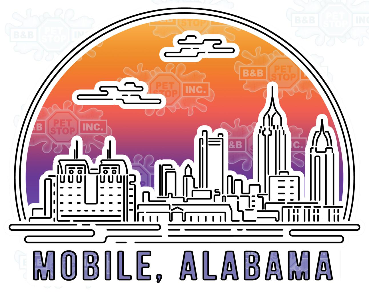 Sticker Pack Mobile Skyline, Large