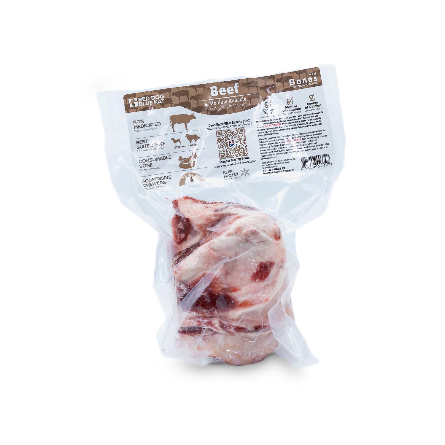 Red Dog Blue Kat Beef Knuckle Dog Treats, Medium