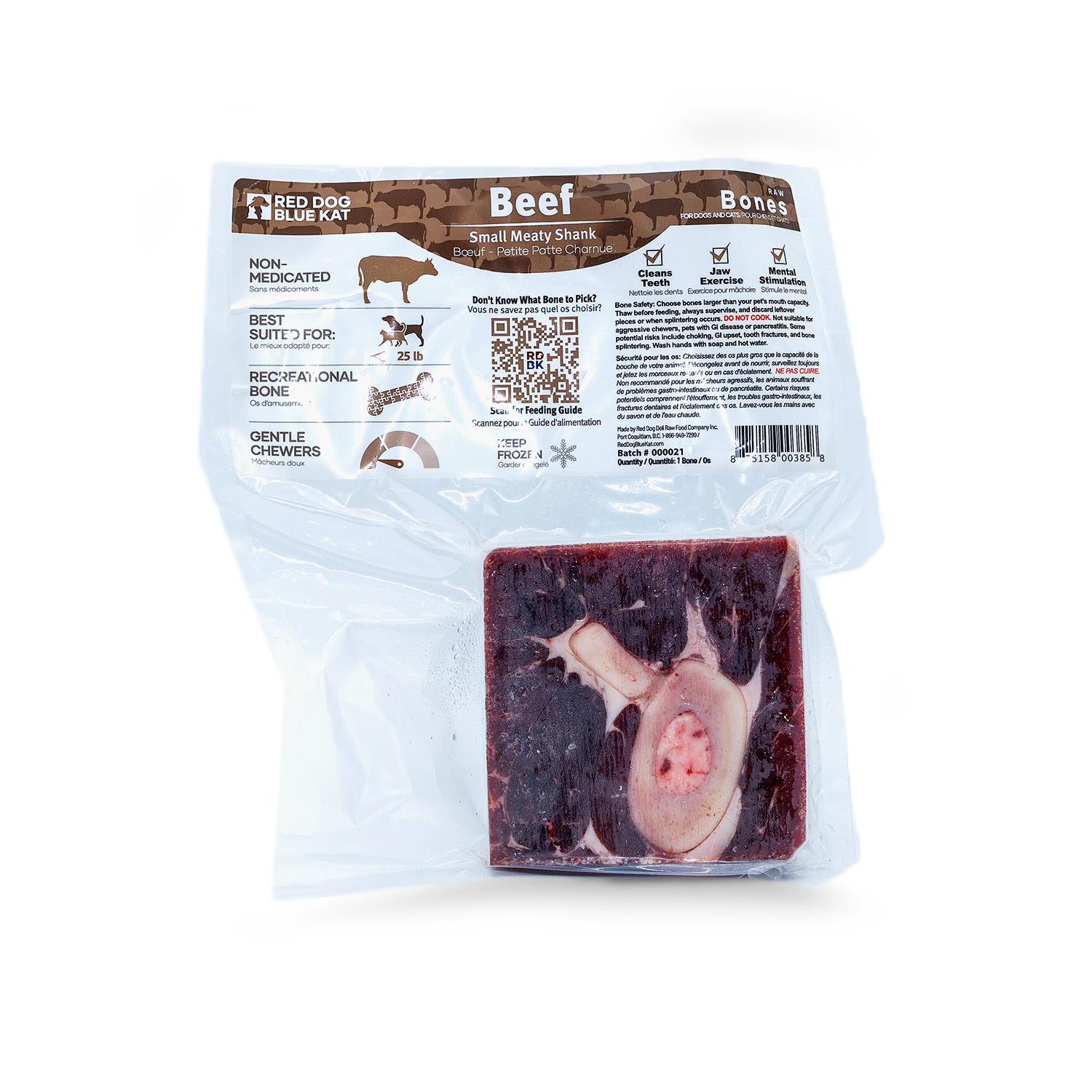 Red Dog Blue Kat Meaty Beef Shanks Dog Treats, Medium