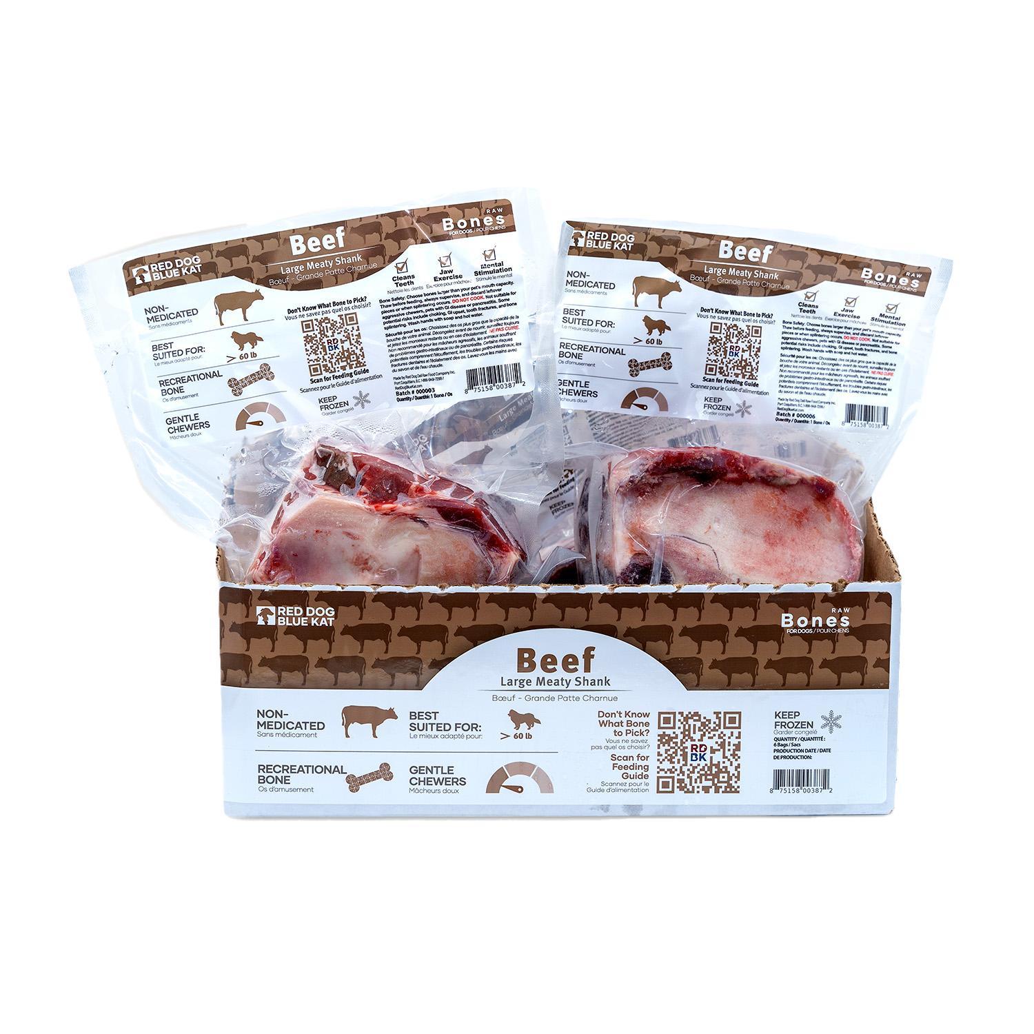 Red Dog Blue Kat Meaty Beef Shanks Dog Treats, Large