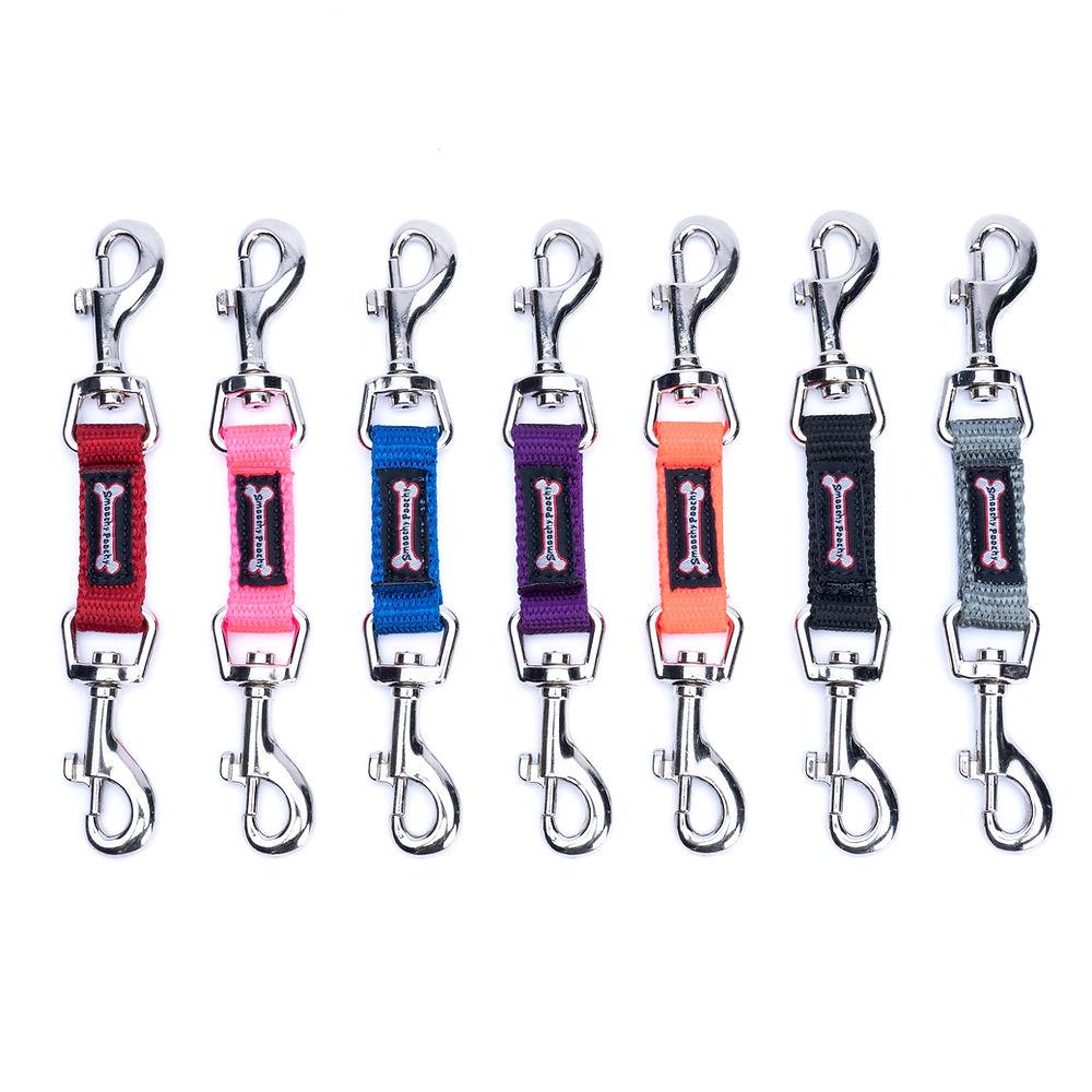 Smooch Poochy Double Snap Safety Tab for Dogs, Orange