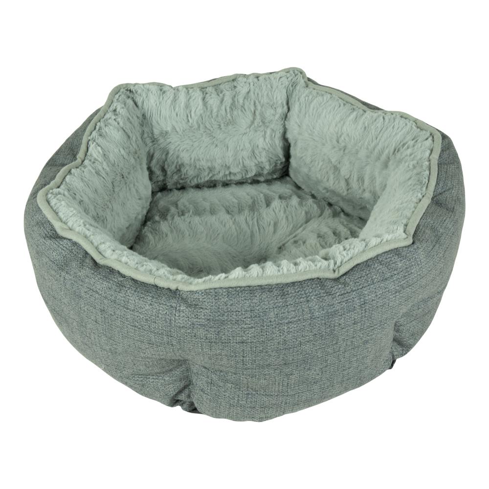 Arlee Jake Hexagon Pet Bed, Grey, Medium