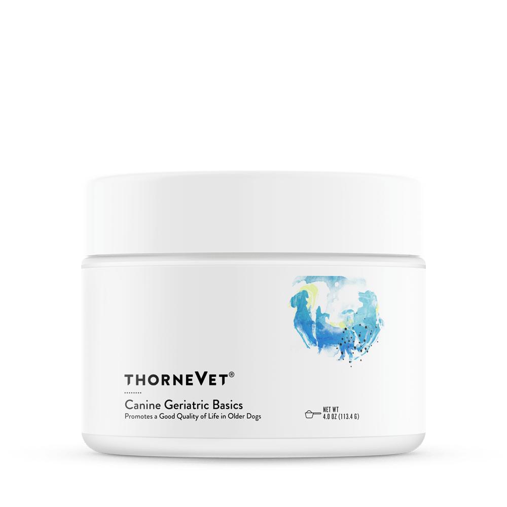Thorne Vet Canine Geriatric Basics Powder Dog Supplement, 90-scoops