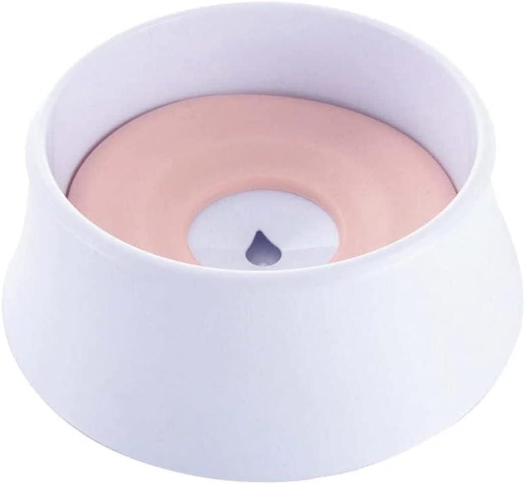 Pet Life Pud-Guard Anti-Spill Floating Water & Food Pet Bowl, Pink