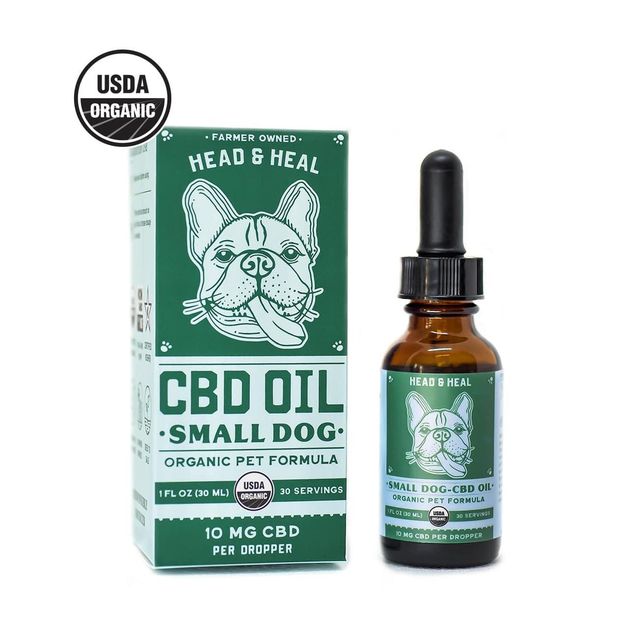 Head & Heal Oil Tincture Alternative Supplement for Small Dogs, 10mg