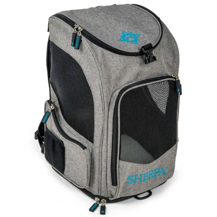 Sherpa 2-in-1 Backpack Travel Pet Carrier, Gray, Medium