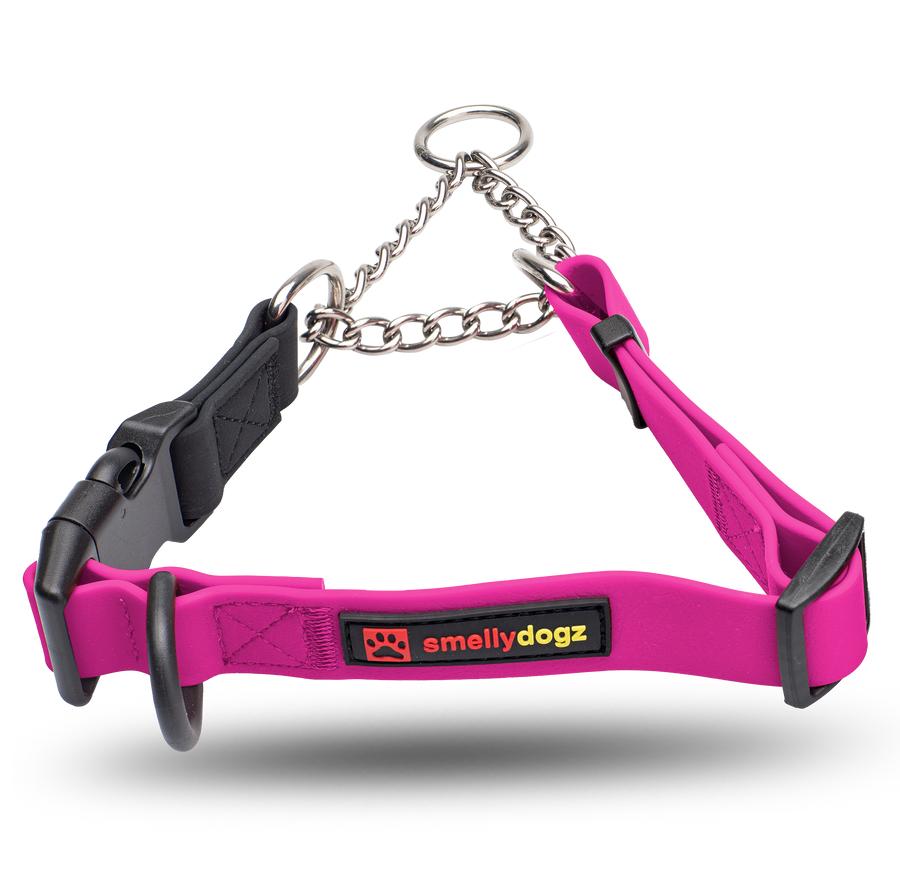 smellydogz Martingale Collar, Pink, 1-in x 18-22-in
