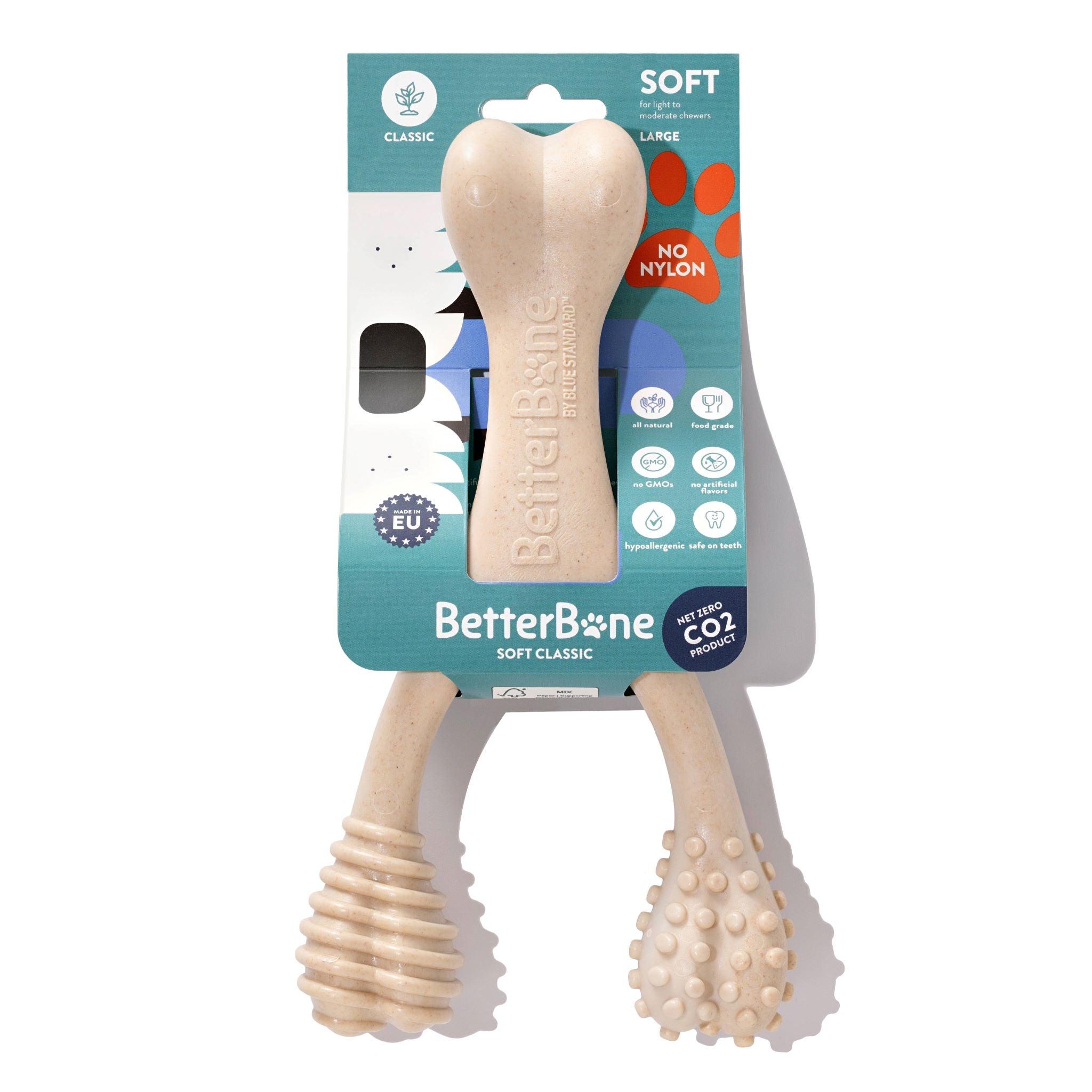 BetterBone Soft Density Natural Hypoallergenic Flavor Dog Toy Large Global Pet Foods Orillia