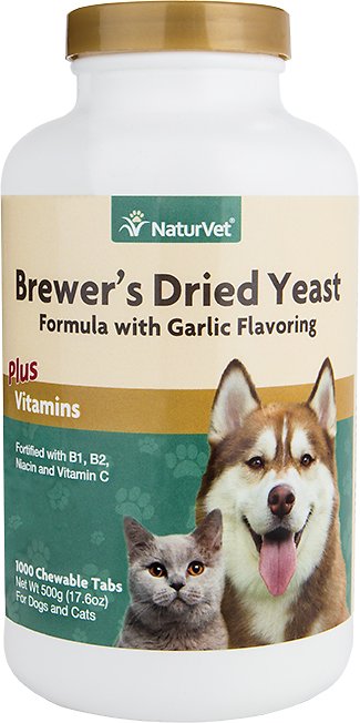 NaturVet Brewer's Yeast Formula Dog & Cat Tablets