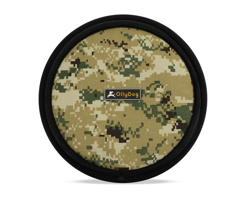 OllyDog Flyer Disc Dog Toy, Woodland Camo
