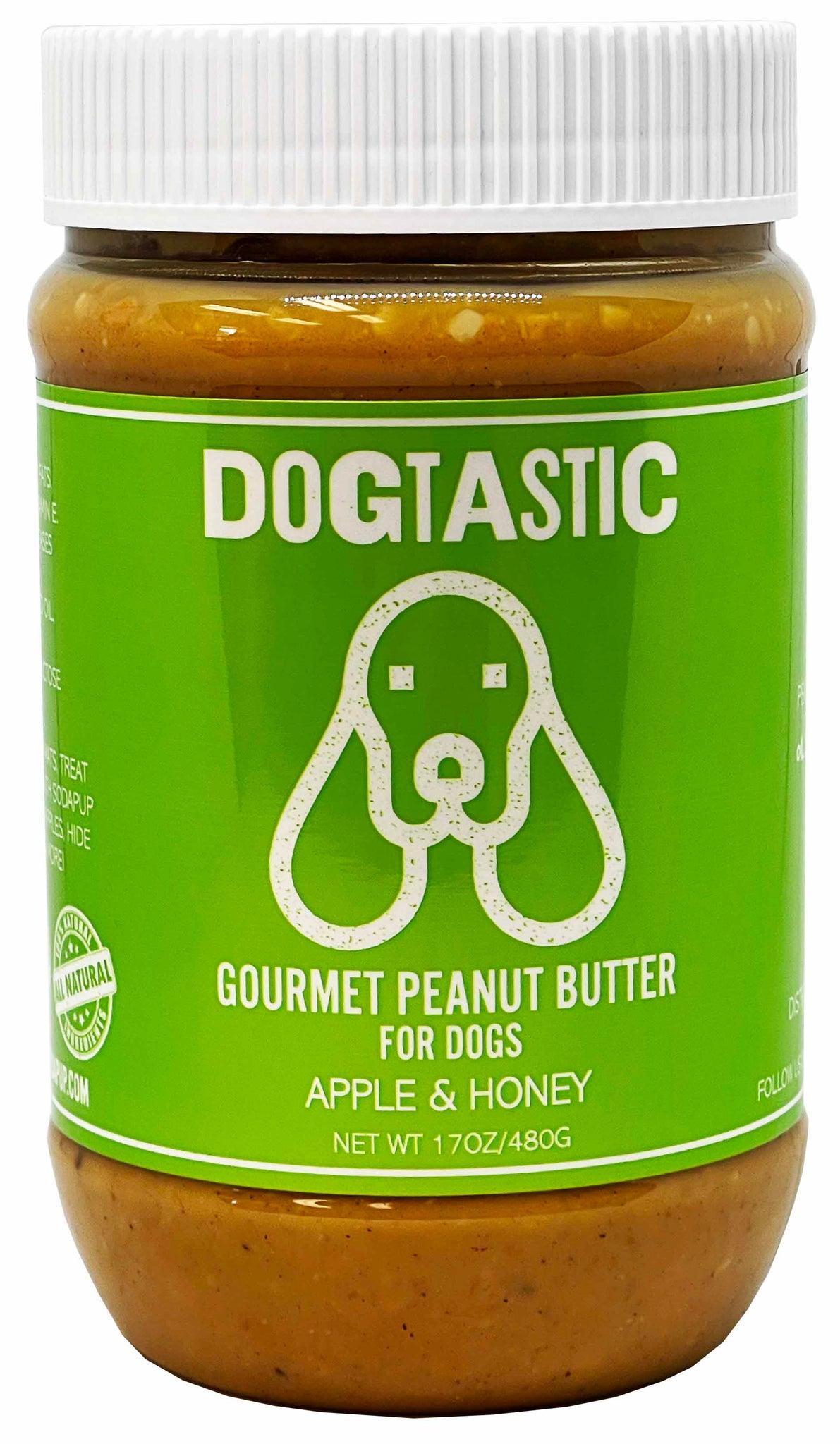 SodaPup Dogtastic Gourmet Peanut Butter Apple & Honey Dog Treats, 17-oz