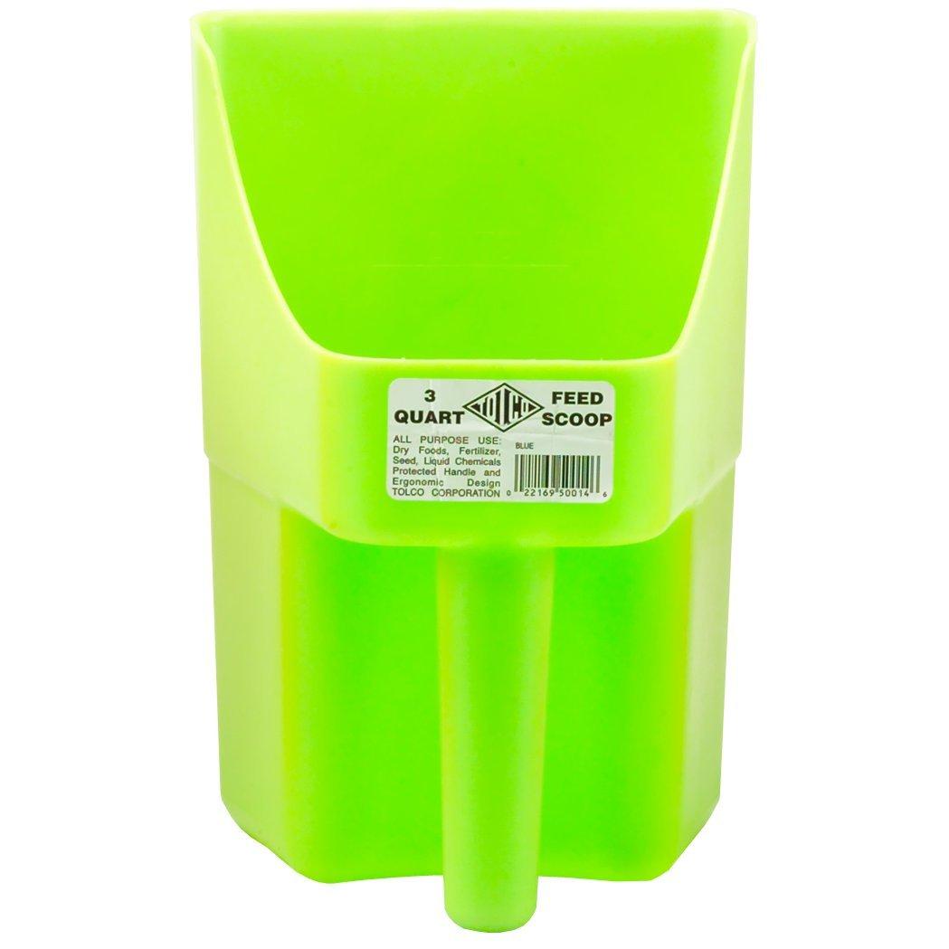 Tolco All-Purpose Super Scoop, Neon Green, 3-qt