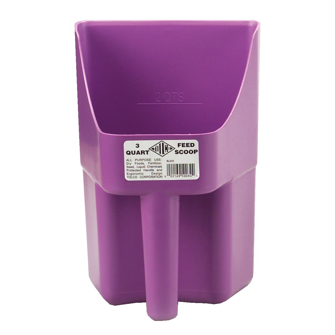 Tolco All-Purpose Super Scoop, Neon Purple, 3-qt