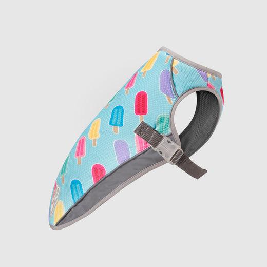 Canada Pooch Chill Seeker Dog Cooling Vest, Popsicles, 10