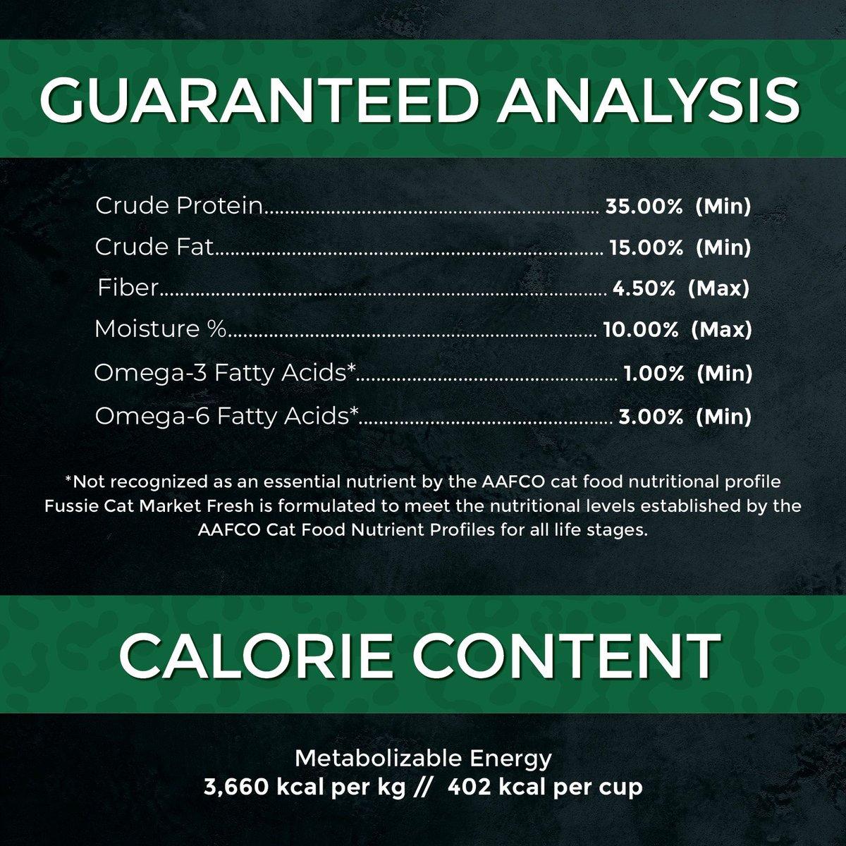 Fussie Cat Market Fresh Salmon & Chicken Recipe Dry Cat Food, 3.5-lb