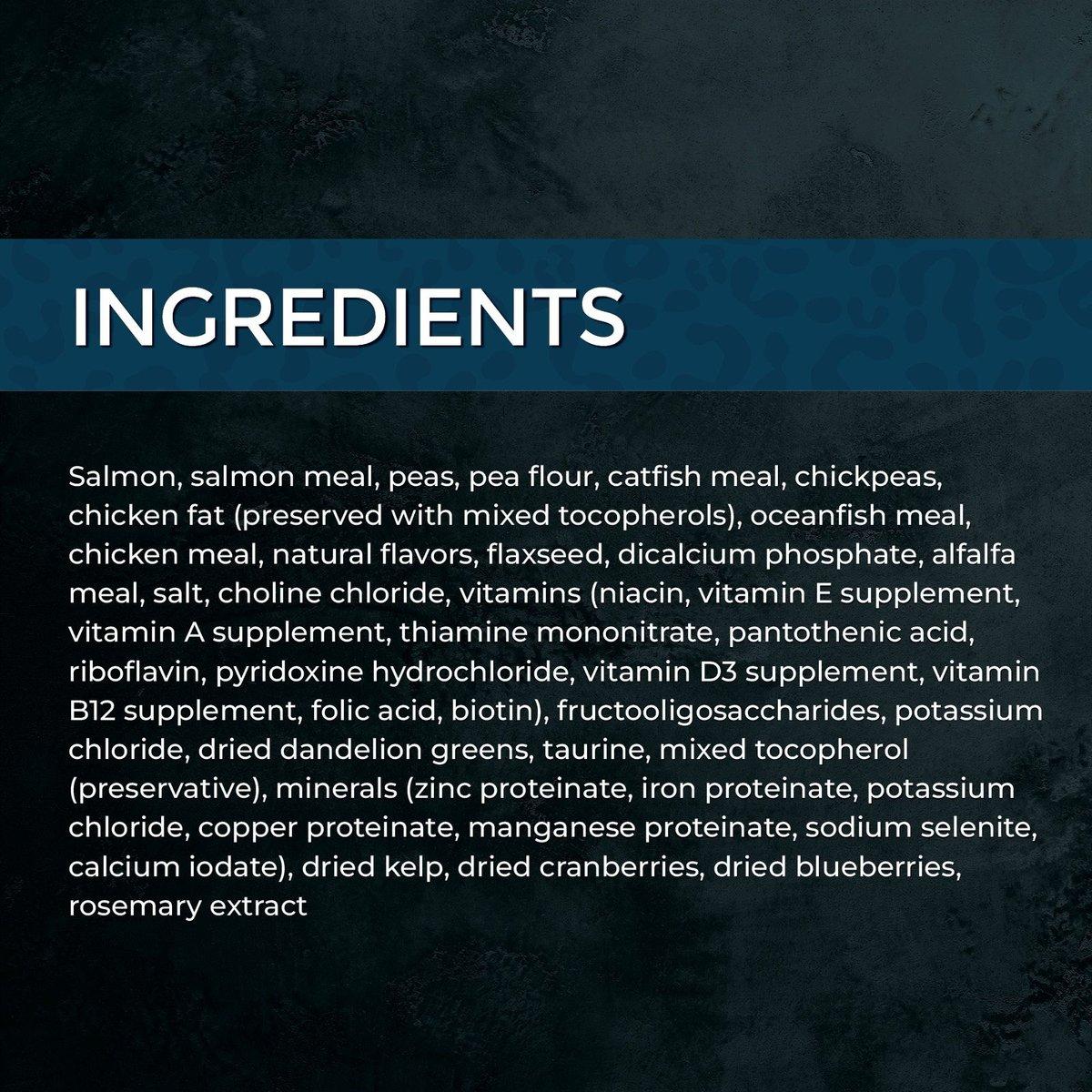 Fussie Cat Market Fresh Salmon Recipe Dry Cat Food, 3.5-lb